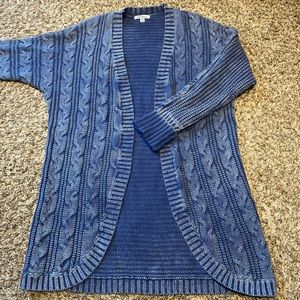 PBJ Blues cardigan sweater size M